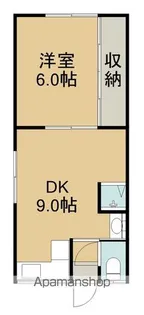 金浜荘6【1階】の間取り